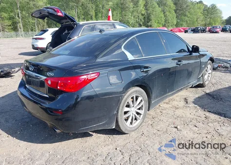 2016 Infiniti Q50 2.0T Premium z USA, uszkodzony, nr VIN JN1CV7AP6GM202219